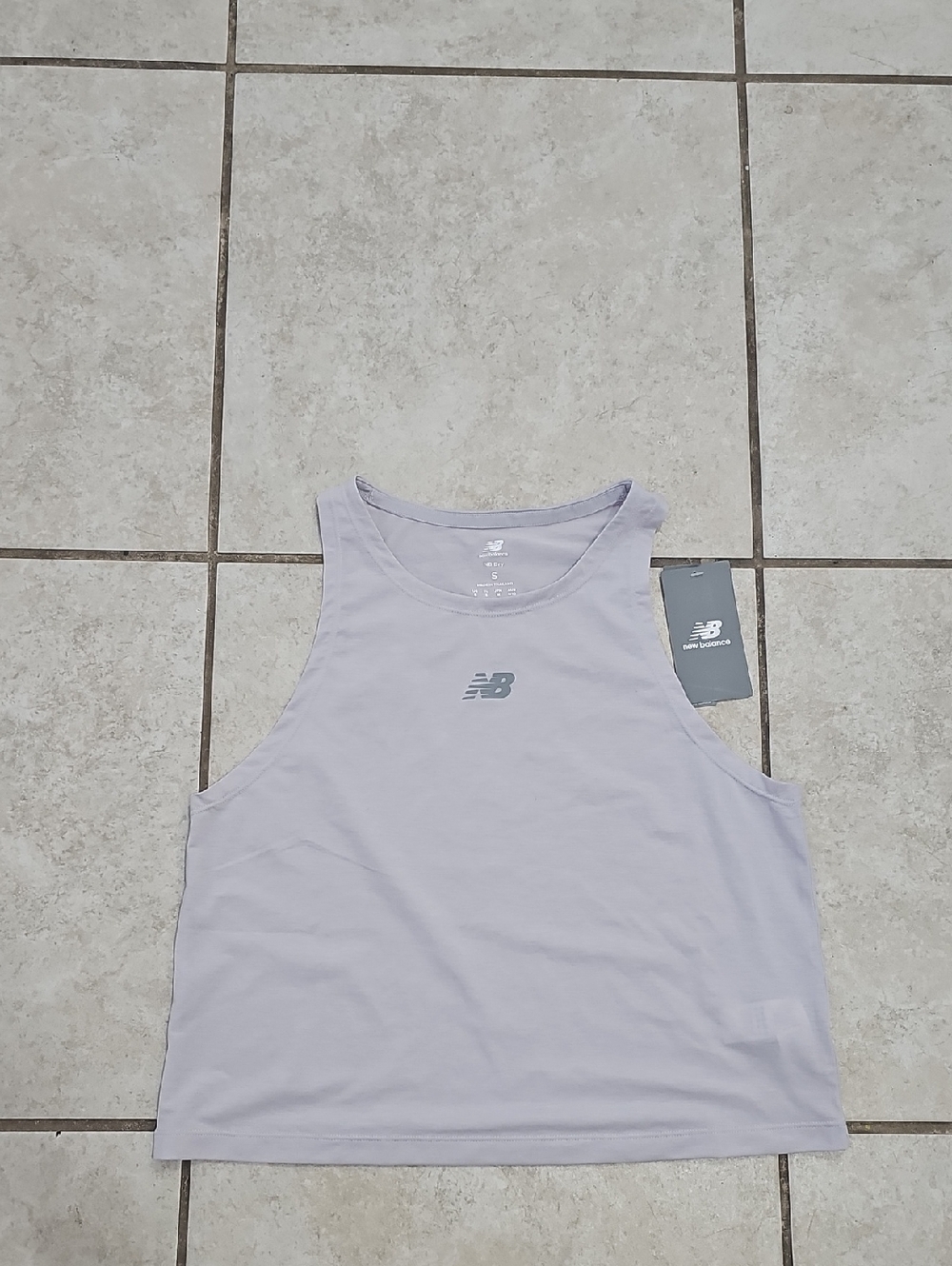 New Balance Light Lavender Women's Athletic Tank Top